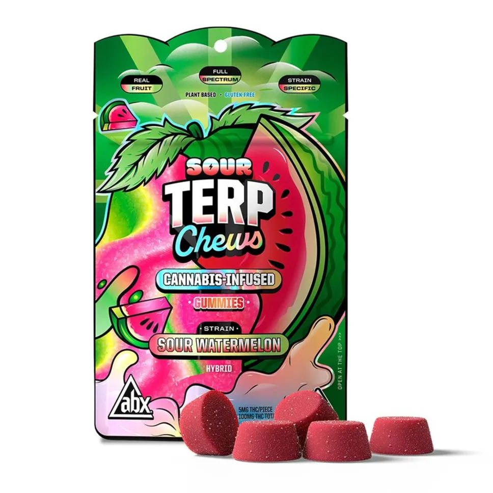 ABX - Live Resin Chew - Sour Watermelon - 100mg