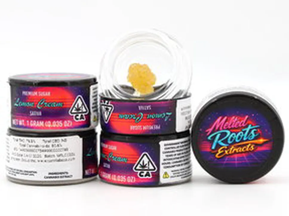 Melted Roots - BHO Sugar - Lemon Cream - 1g